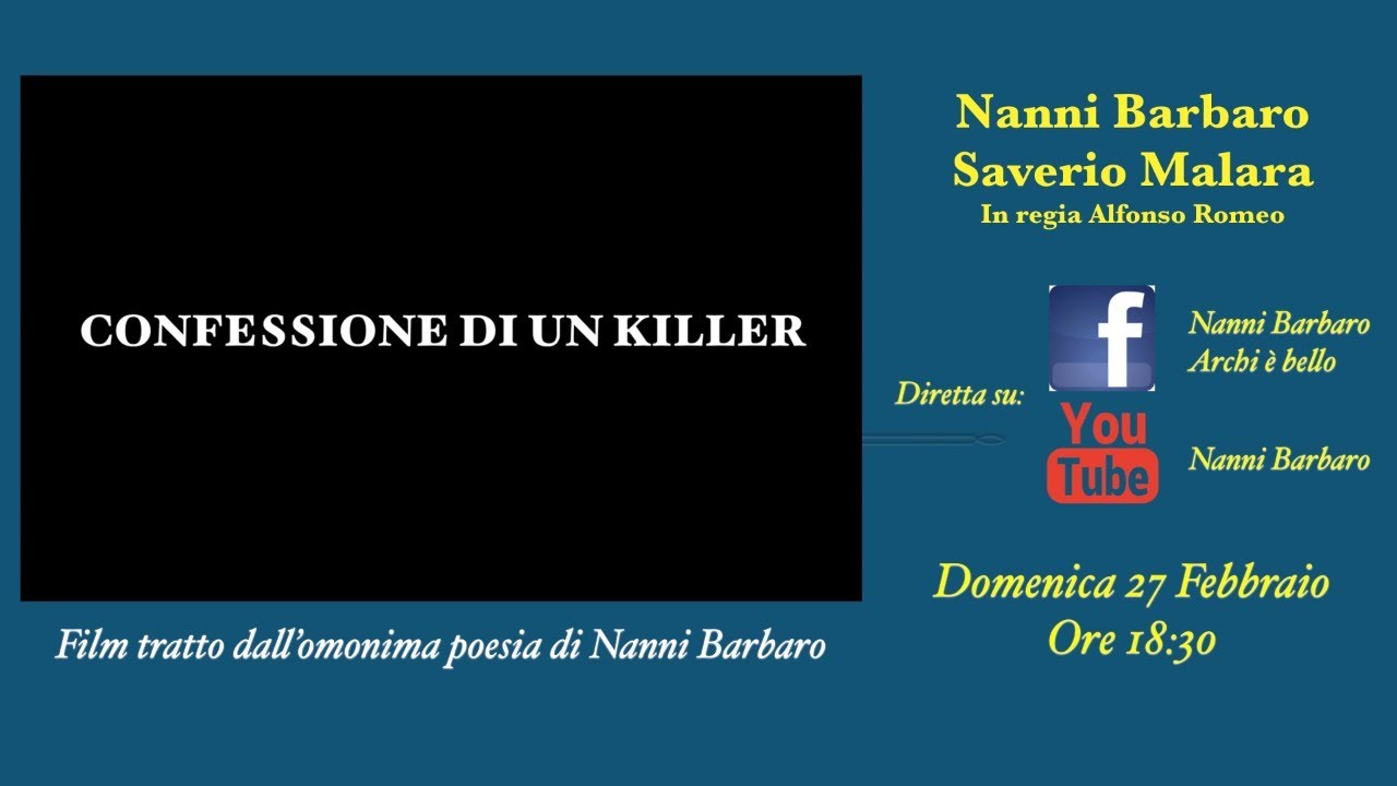 Confessione di un killer - Presentazione