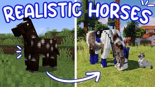 Minecraft: The BEST Realistic Horse Game? ⭐ SWEM