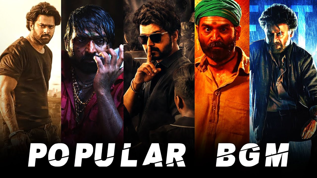 Top 10 Most Popular BGM ft Master,Petta,ArjunReddy,Asuran,Theri,Saaho,Kaithi,VikramVedha