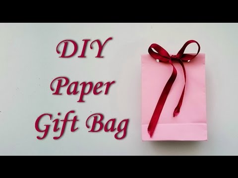 DIY Paper Gift Bag | Napravite kesicu za poklon