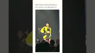 #bellahadid #rosalia #celebrity #concert