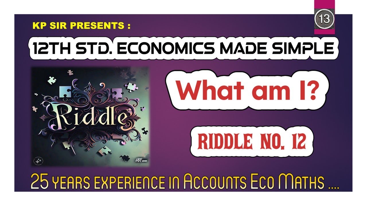 12th Economics made simple - riddle 12 #elasticityofdemand #economics ...