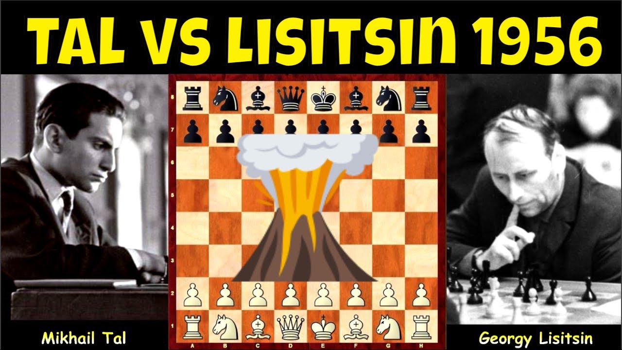 Mikhail Tal : The Magician, Queen sac, Chukaev vs Tal 1956, chess, Mikhail  Tal : The Magician, Queen sac, Chukaev vs Tal 1956 #chess, By Kings Hunt