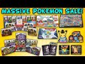 HUGE POKEMON SALE! Cards, Sealed, Plushies, Mats, Sleeves, Deck Boxes (You DON'T want to miss this!)