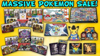 HUGE POKEMON SALE! Cards, Sealed, Plushies, Mats, Sleeves, Deck Boxes (You DON'T want to miss this!)