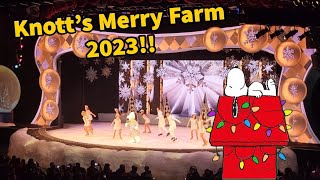 Knotts Merry Farm 2023 Vlog Snoopy on ice and more show!! by Danielstorm89 103 views 5 months ago 16 minutes