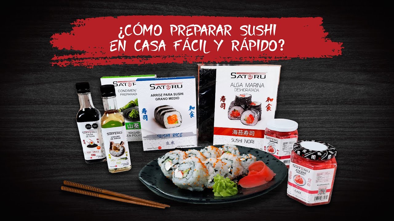 Kit para hacer sushi en casa (utensilios y trucos para que quede perfecto)