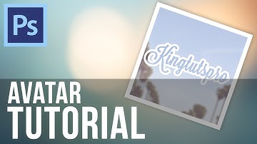 Adobe Photoshop CS6 - How To Make My YouTube Avatar (Tutorial)