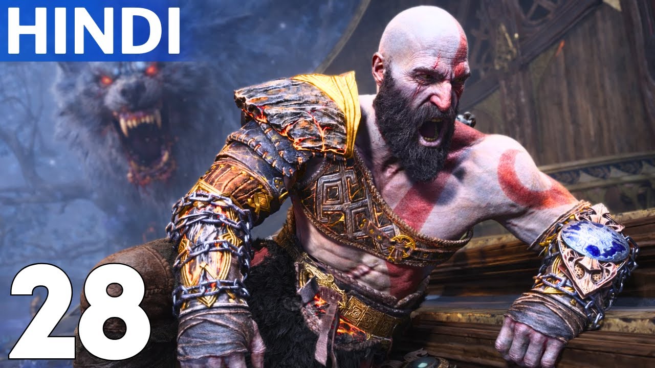 GOW Ragnarok Hindi Gameplay Part 28 -🌙 Stolen Moon वापस लाना आसान नहीं 😱Creature of Prophecy Mission