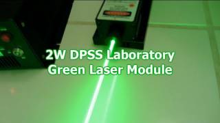 2000Mw Green Laser Destroying Stuff!