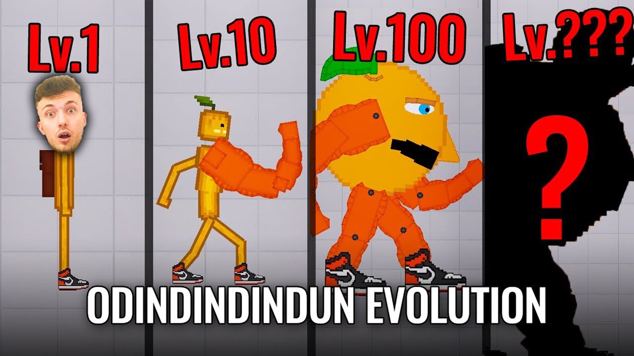 EVOLUTIA UDIN DIN DUN LVL 1 VS LVL 10 VS LVL 100 VS LVL ??? DRACULASS VS PORTOCALA NEBUNA!