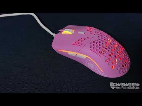 Glorious Model O Pink Lmitied Edtion Rgb Led Effect Youtube