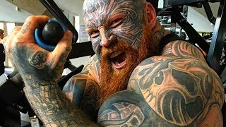 ТАТУИРОВАННЫЙ ЗВЕРЬ БОДИБИЛДИНГА Jens &quot;The Beast&quot; Dalsgaard Мотивация