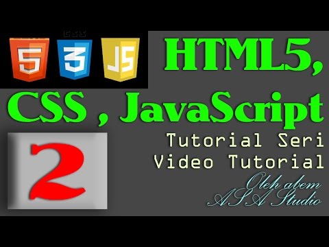 HTML5, CSS3, dan Javascript Tutorial Seri, 2 Struktur Penulisan HTML, CSS, dan Javascript