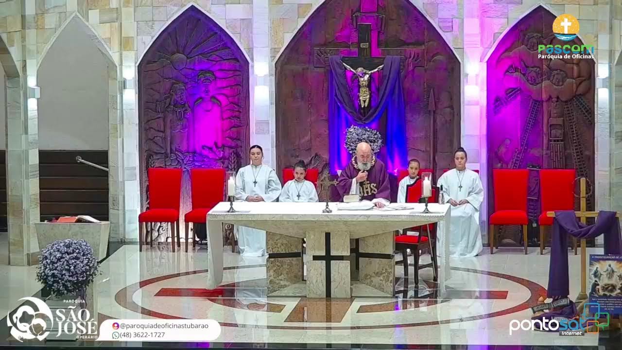 Santa Missa: 2° Domingo da Quaresma | Sábado - 28/02 às 19Hrs com Pe. Rogério Ramos.