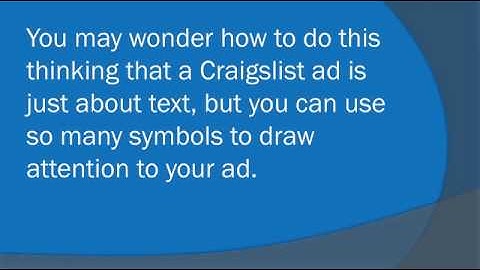 3 Tips to Creating a Successful Craigslist Advert for Your Local Business
