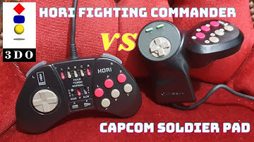 3DO HORI 6 Button Controller vs SOLDIER PAD