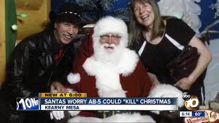 Santas worry AB-5 could 'kill' Christmas