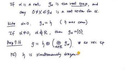 [Lie Groups and Lie Algebras] Lecture 12. Basics on semisimple Lie algebras 2