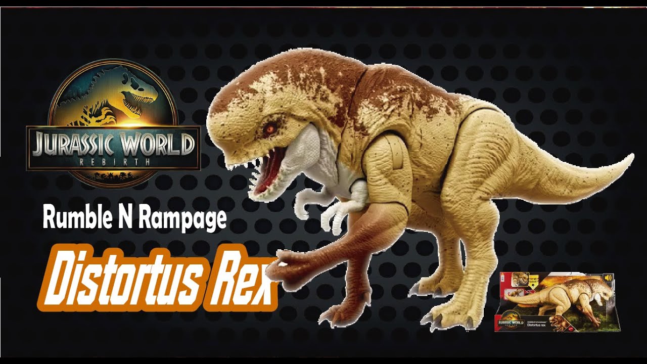 NEW Distortus REX Rumble ´N Rampage | Jurassic World Rebirth | Unboxing ...