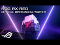 ROG RX Red Optical Mechanical Switch - Introduction | ROG