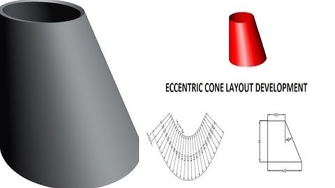 How to layout an Eccentric Cone..#fabrication