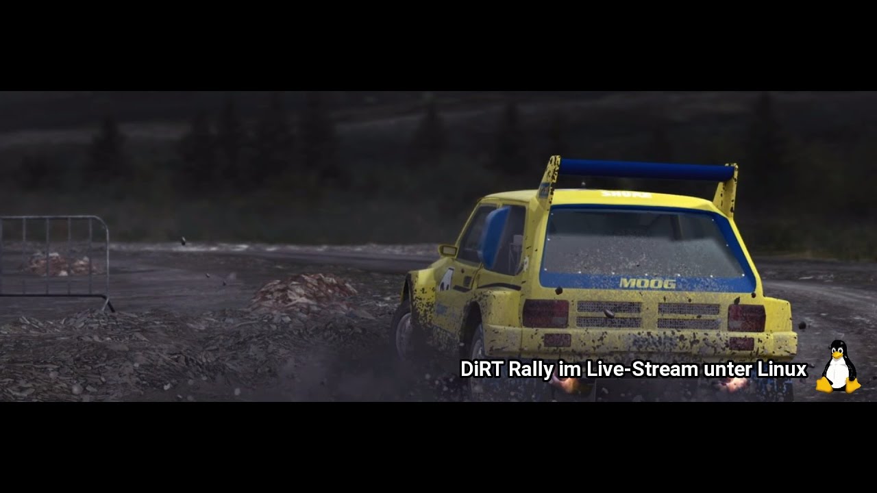 Livestream von Holarse - Spielen unter Linux zu DiRT Rally