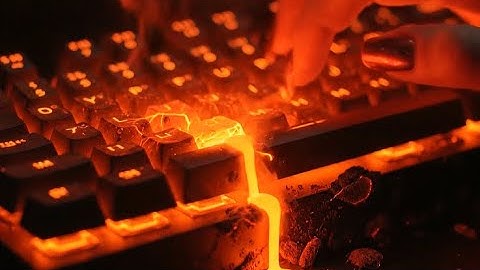 Typing on AI Lava & Candy Keyboards?! #asmr #satisfying #relaxing #aiasmr #oddlysatisfying