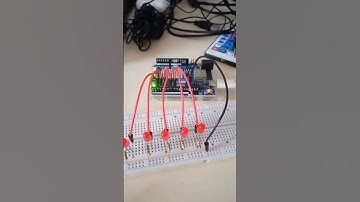 How LED lights blinking multiple times by coding .#blink #arduinouno