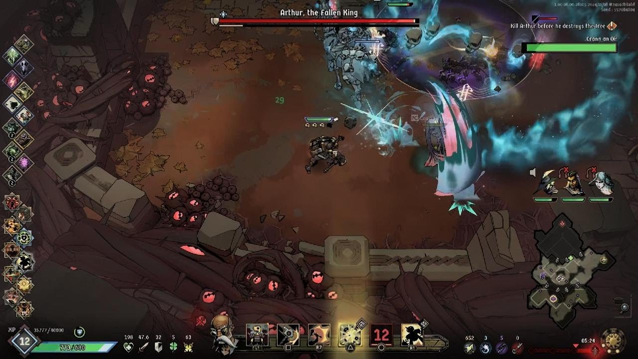 Ravenswatch - King Arthur Fight