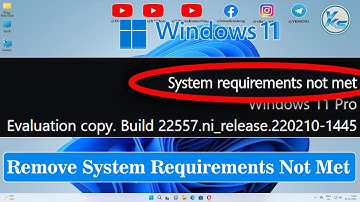 ✅ How To Remove System Requirements Not Met Notification On Windows 11