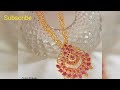 Latest model chandraharam designsbeautiful step chains jewelry collectionvijayalakshmi