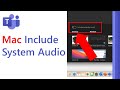 Teams for macOS now supports sharing system audio