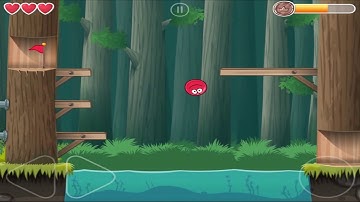 Red Ball 4 : Deep Forest - Level 25 - Walkthrough {Gameplay / HD}
