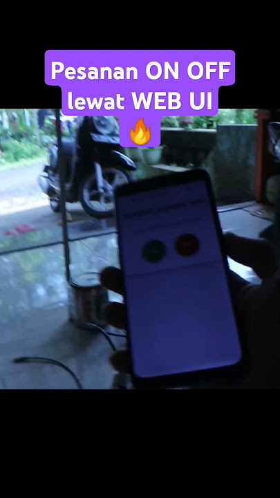 Remote control of electronic equipment from cellphone or laptop directly through web UI 🔥