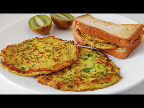 Video: Zo Kook Je Snel En Smakelijk Een Luchtige Courgette-omelet In Een Pan