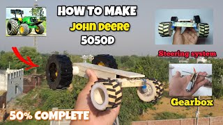 How to make John Deere 5050D/Tochan King with PVC pipe at home @nishu_deshwal