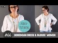 Eine tolle Boho-Bluse ganz einfach selber Nähen    DIY-Näh-Tutorial