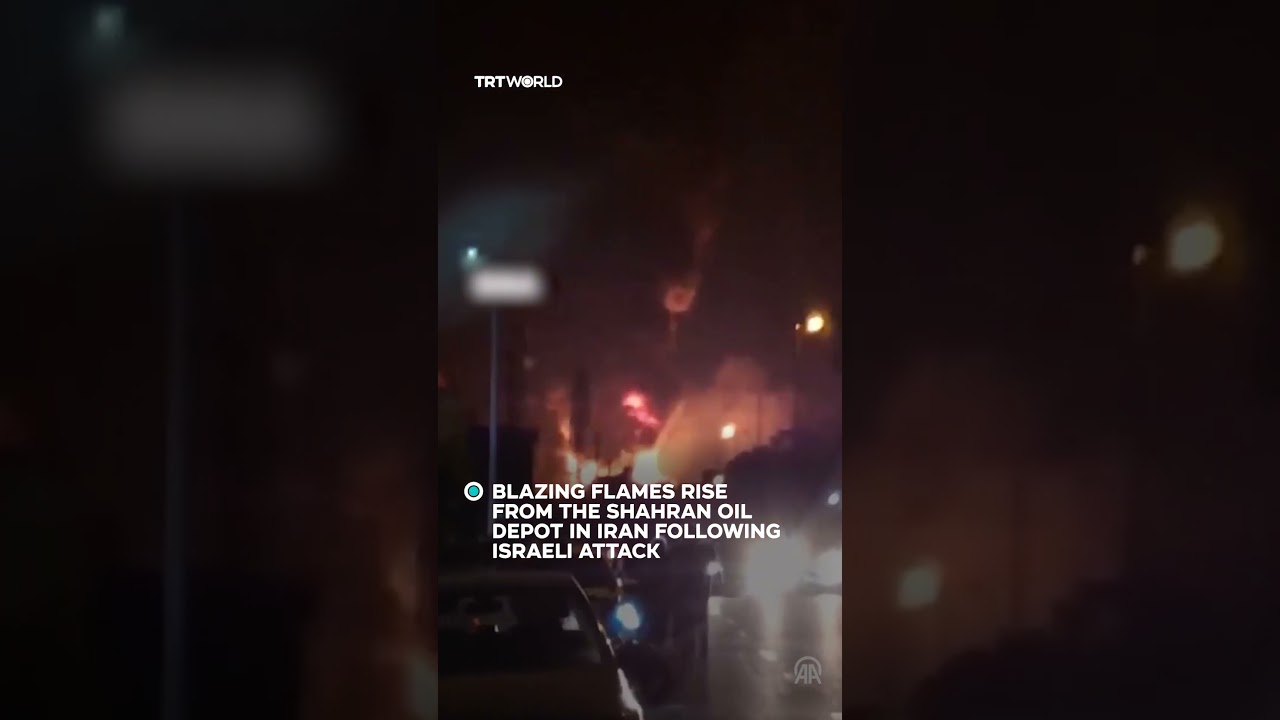 Iran’s Shahran oil refinery up in flames