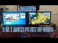 2 in 1 multi pc setup guide gaming