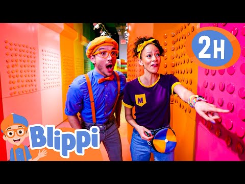 Color Factory NYC | Blippi | Kids Songs | Moonbug Kids