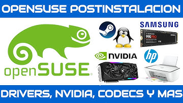 INSTALA Y CONFIGURA OPENSUSE COMO UN PRO! NVIDIA DRIVERS, CÓDECS, GAMING Y MAS - OPENSUSE DESDE CERO