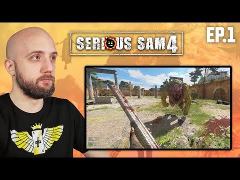 Serious Sam 4 Gameplay 1440p - Ep.1 (Serious) All Secrets
