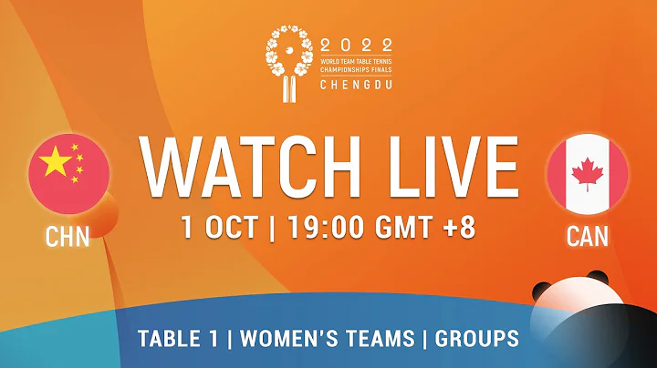 LIVE! | T1 | CHN vs CAN | WT Groups | 2022 World Team Championships Finals Chengdu - DayDayNews