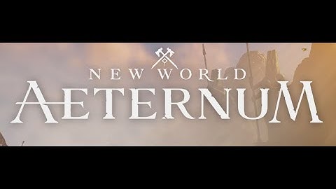 New World: Aeternum Title Screen (PC, PS5, XSX, XSS)