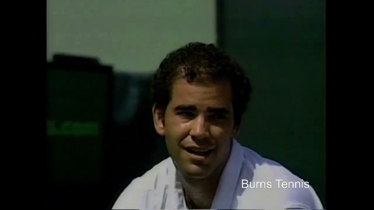 Pete Sampras Aces on Set Point YouTube