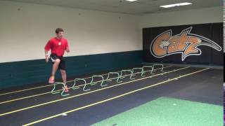 Hurdle Drills Two Legs Over Side m4v