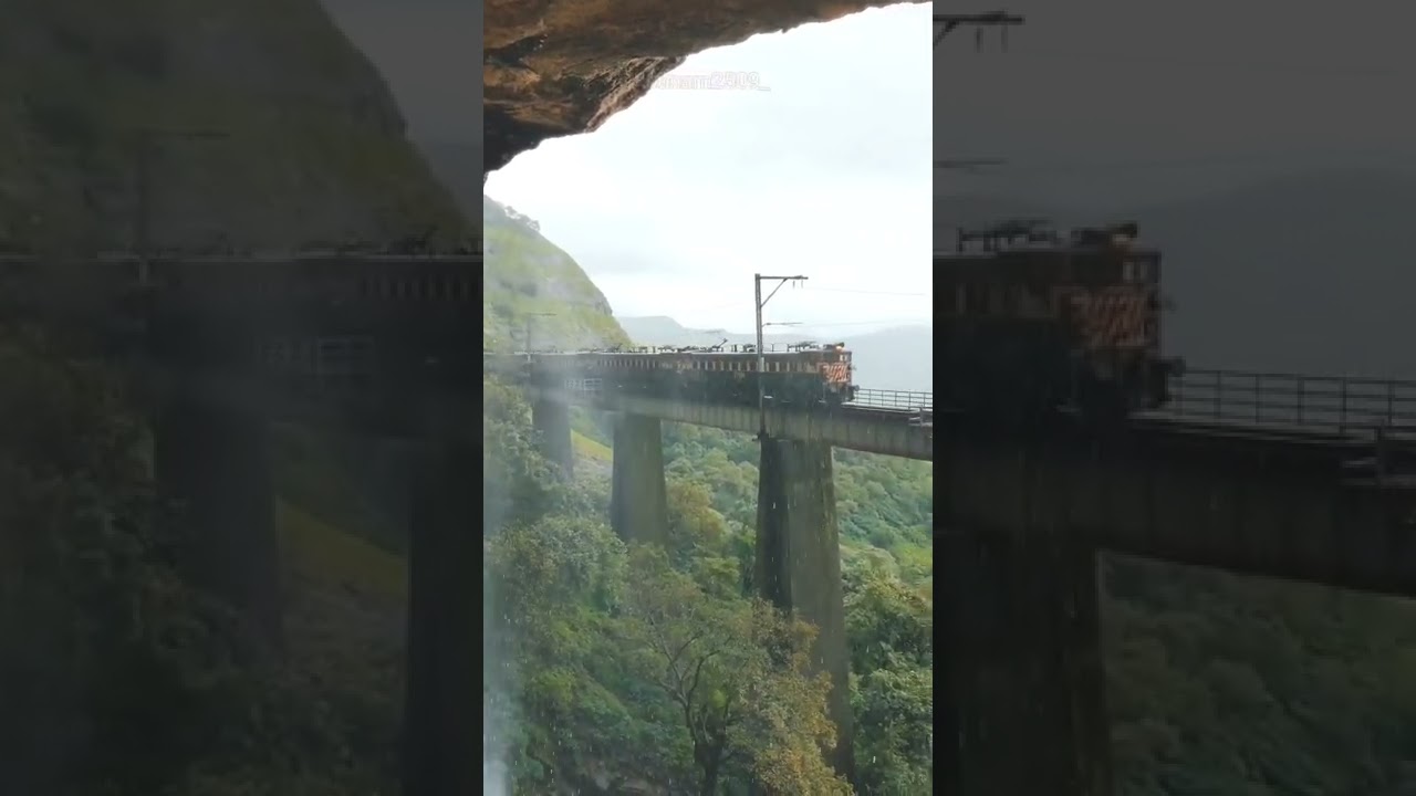 Viral Place of Lonavala Khandala Ghat Section     #indianrailways #indianrailway  #train #khandala