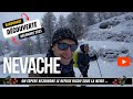 Randonne sous la neige  nevache  cascade fontcouverte  refuge ricou