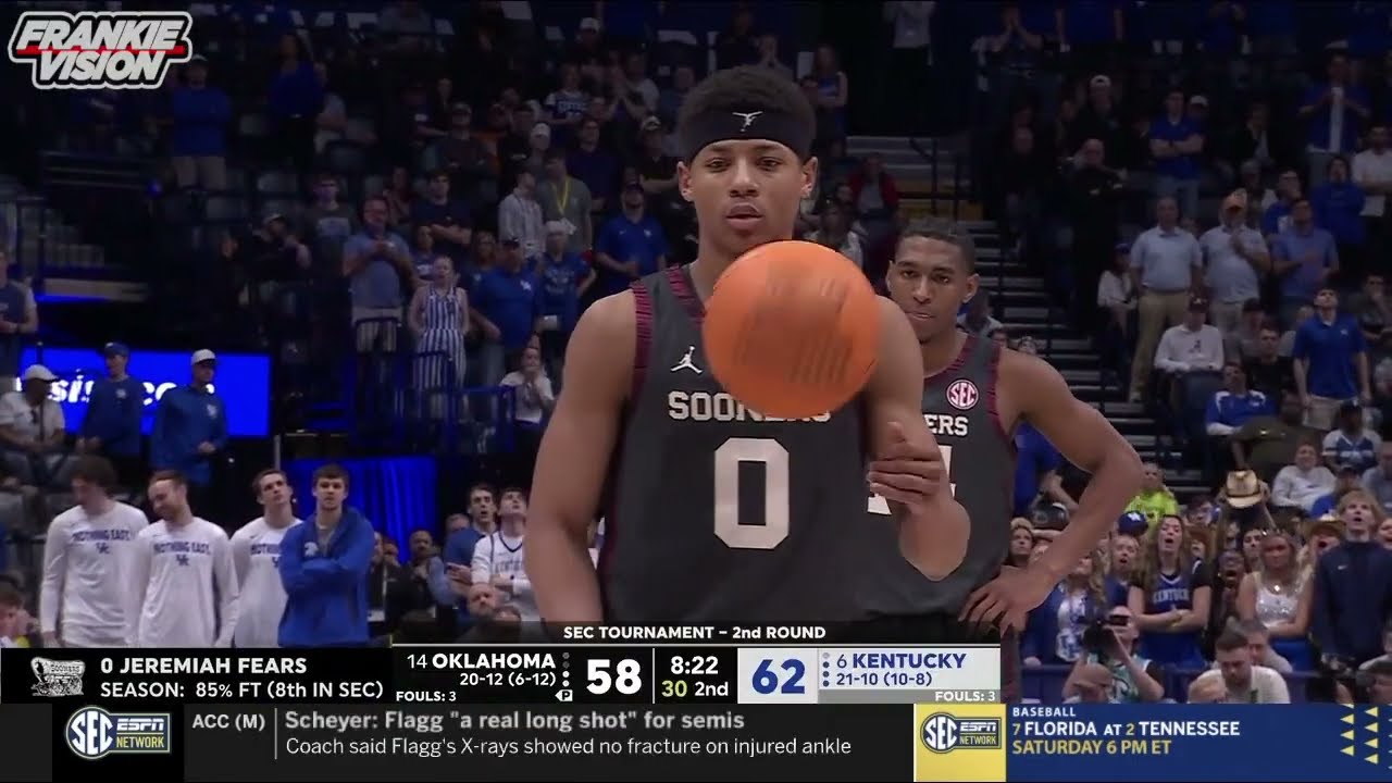 Jeremiah Fears | 28 PTS 5 AST 4 REBS vs Kentucky | SEC TOURNEY | 3.13.25